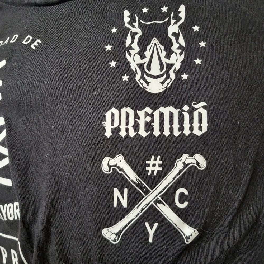 Ecko Men Shirt XXL Black Graphic Print Premio Nueva York Streetwear‎ Logo
